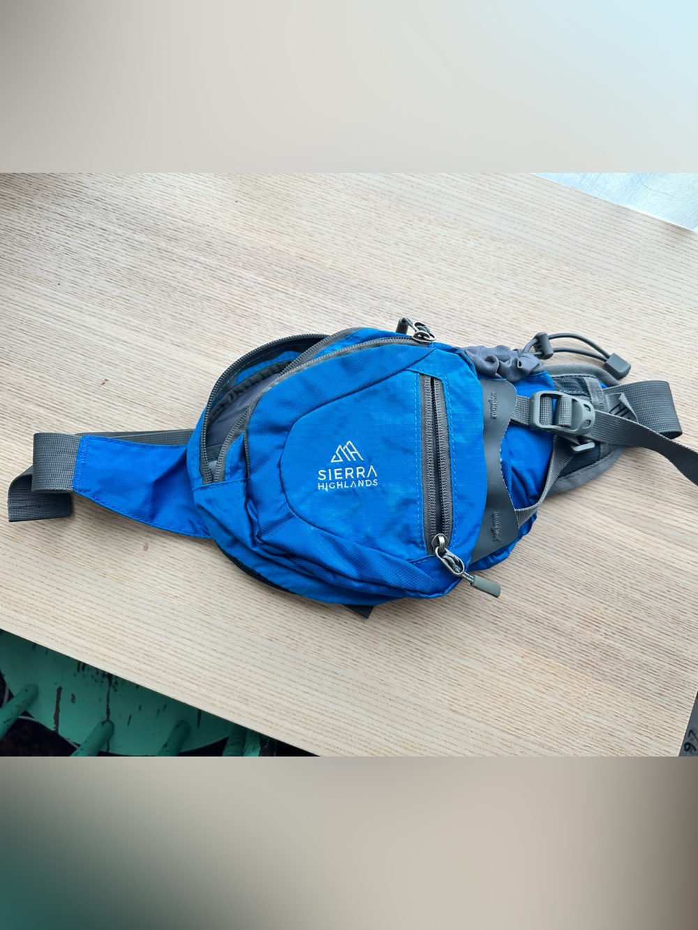High Sierra Blue and Gray Travel Sling Bag